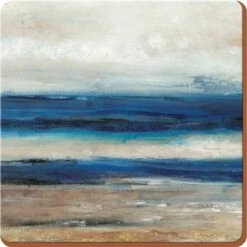 Creative Tops Abstract Blue Coasters Set Of 6
