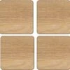 Creative Tops Oak Veneer Coasters Set Of 4 1 Creative Tops Oak Veneer Coasters Set Of 4 -Denby Sales Store 20737 20670