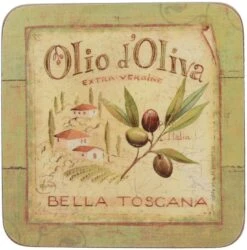 Creative Tops Olio D'Oliva Coasters Set Of 6