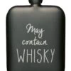 Barcraft Whisky Slogan Hip Flask Grey 2 Barcraft Whisky Slogan Hip Flask Grey -Denby Sales Store 25315 19714