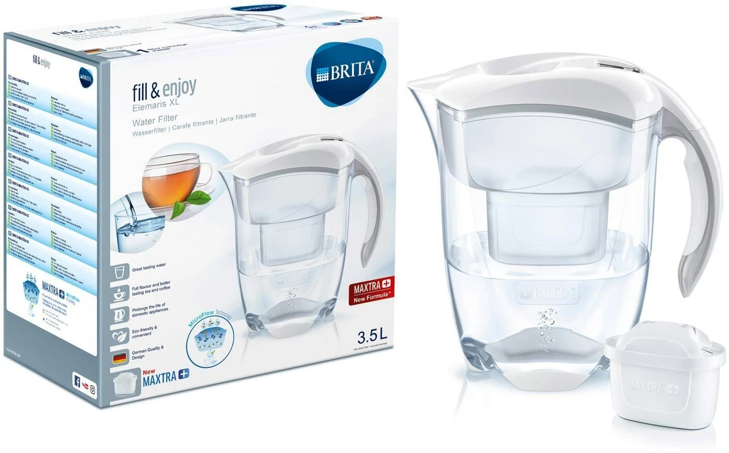 Brita M+ Elemaris Xl White 3 Brita M+ Elemaris Xl White