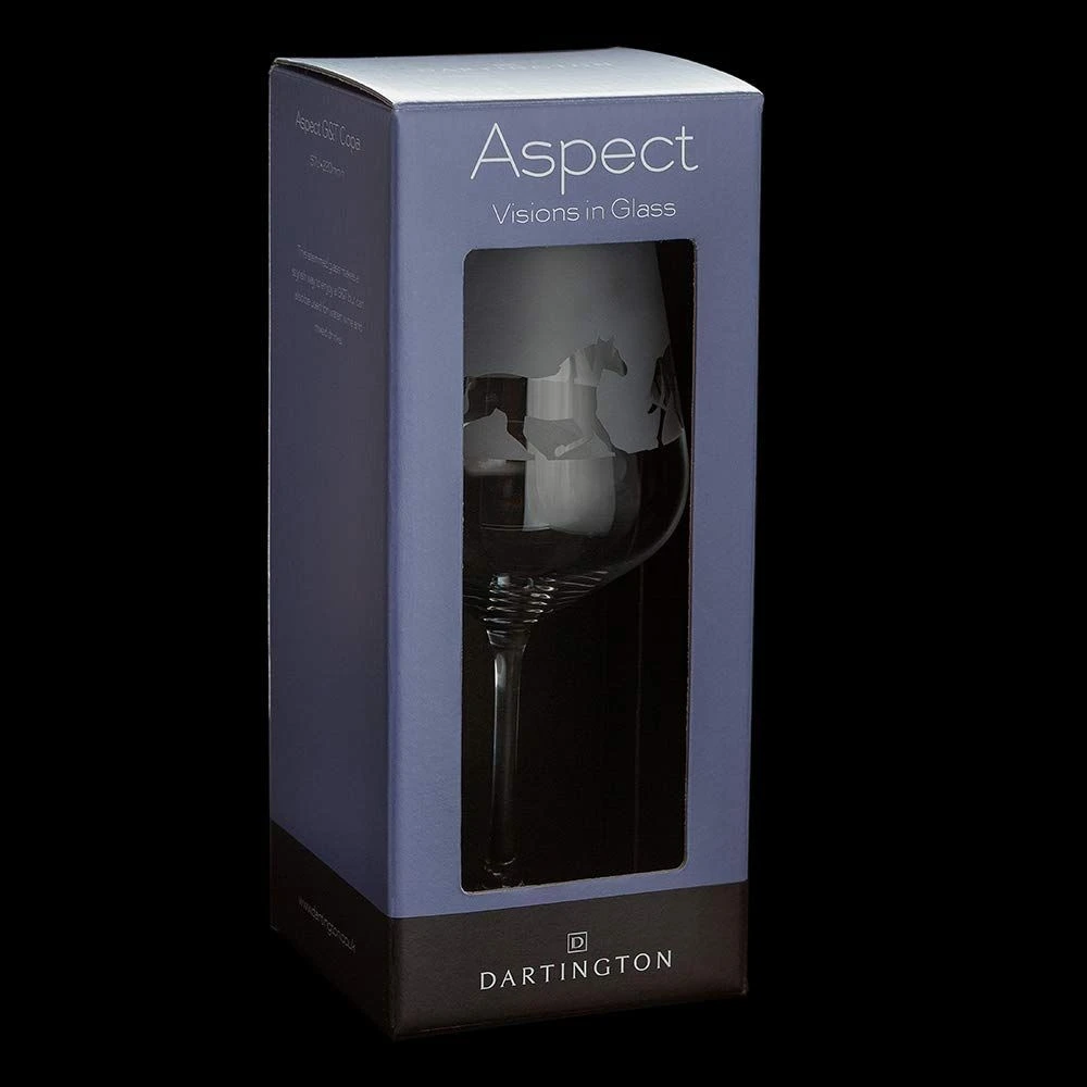 Dartington Aspect Horse Wine Glass 4 Dartington Aspect Horse Wine Glass - Image 2