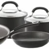 Circulon Total Hard Anodised 4 Piece Pan Set 1 Circulon Total Hard Anodised 4 Piece Pan Set -Denby Sales Store 34067 16255