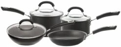 Circulon Total Hard Anodised 4 Piece Pan Set