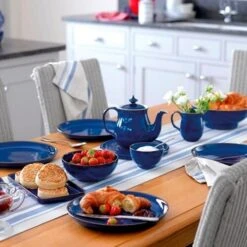 Denby Imperial Blue Coupe Dinner Plate -Denby Sales Store 35664 14843