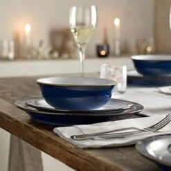 Denby Imperial Blue 12 Piece Tableware Set -Denby Sales Store 35667 14833