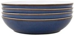 Denby Imperial Blue 4 Piece Pasta Bowl Set