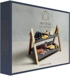 Artesa Two Tier Slate Serving Stand 7 Artesa Two Tier Slate Serving Stand -Denby Sales Store 35881 14739