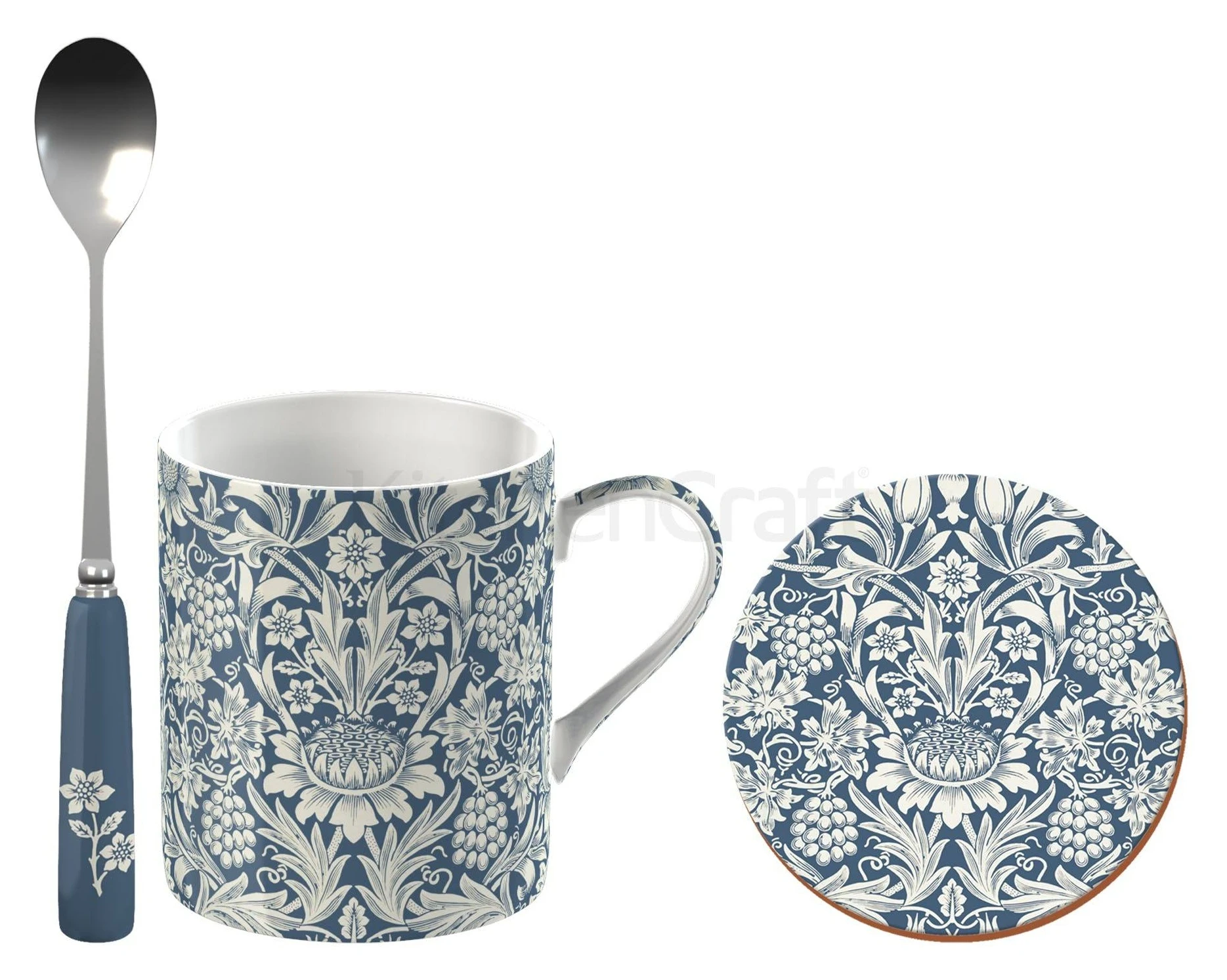 Creative Tops V&A Sunflower Mug Spoon & Coaster Set 3 Creative Tops V&A Sunflower Mug Spoon & Coaster Set