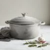 Simply Home Cast Iron 26cm Round Casserole - Grey -Denby Sales Store 42730 7871