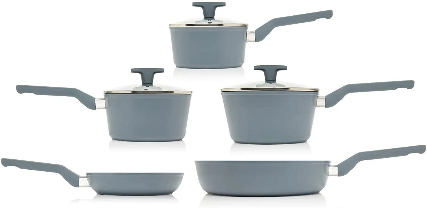 Haden Perth 5 Piece Pan Set - Grey 3 Haden Perth 5 Piece Pan Set - Grey