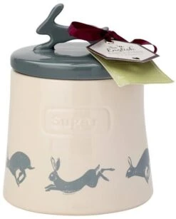 The English Tableware Company Artisan Hare Sugar Canister