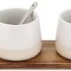 Ladelle Host Bowl And Paddle Serve Set White -Denby Sales Store 45717 4053