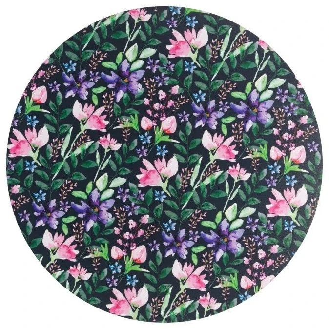 Denby Dark Floral Round Placemats Set Of 6 3 Denby Dark Floral Round Placemats Set Of 6