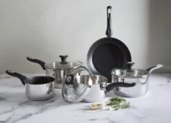 Simply Home Stainless Steel 5 Piece Pan Set