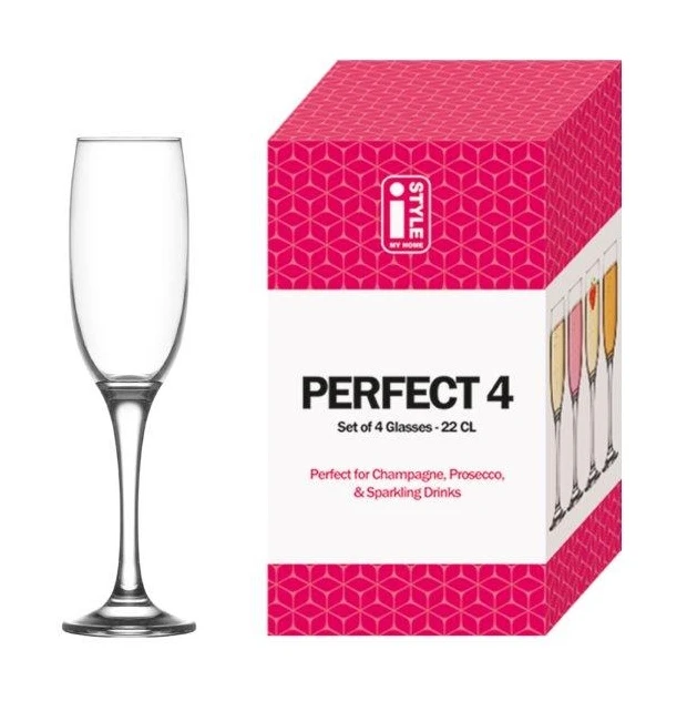IKONIC Perfect 4 Flutes Set Of 4 4 IKONIC Perfect 4 Flutes Set Of 4 - Image 2