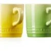 Le Creuset Set Of 6 Rainbow Cappuccino Mugs -Denby Sales Store 49027 36442