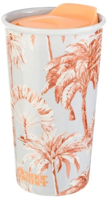 Captivate Eleanor Bowmer Travel Mug Green Palms 4 Captivate Eleanor Bowmer Travel Mug Green Palms - Image 2