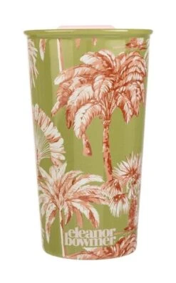 Captivate Eleanor Bowmer Travel Mug Blue Palms