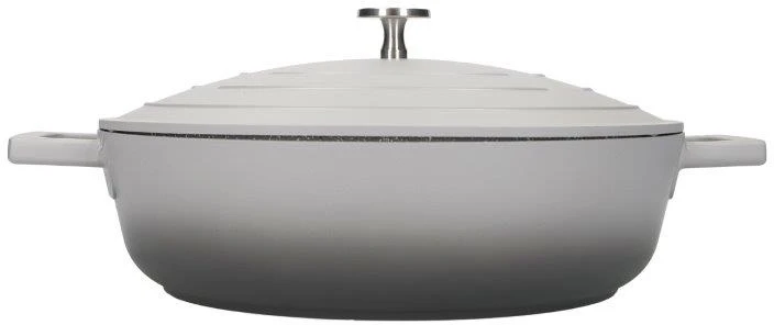 Masterclass Cast Aluminium Shallow Casserole Dish 28cm Grey 3 Masterclass Cast Aluminium Shallow Casserole Dish 28cm Grey
