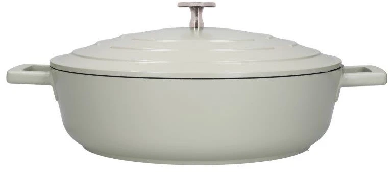 Masterclass Cast Aluminium Shallow Casserole Dish 28cm Mint 3 Masterclass Cast Aluminium Shallow Casserole Dish 28cm Mint