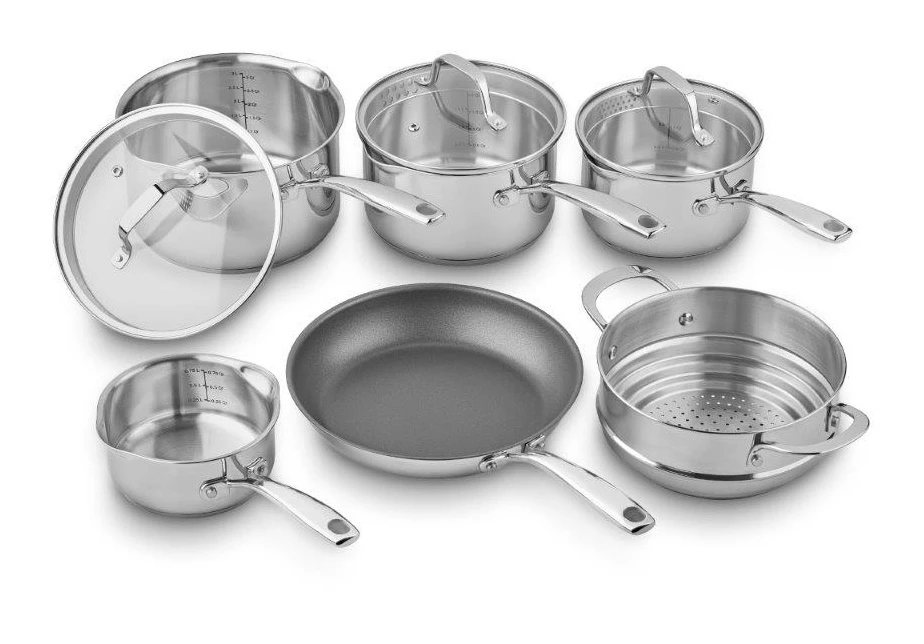Tala Stainless Steel 6 Piece Pan Set 4 Tala Stainless Steel 6 Piece Pan Set - Image 2
