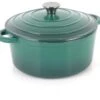Simply Home Cast Iron Casserole Dish 22cm Emerald Green 1 Simply Home Cast Iron Casserole Dish 22cm Emerald Green -Denby Sales Store 51477 29518